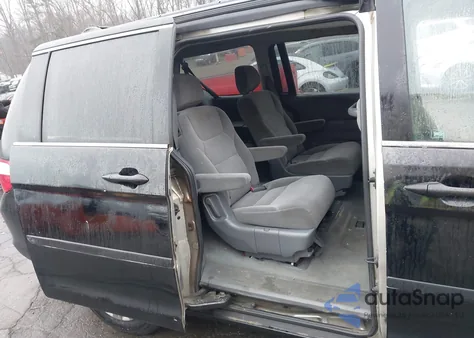 2007 Honda Odyssey Lx из США, поврежденный, VIN 5FNRL382X7B101726